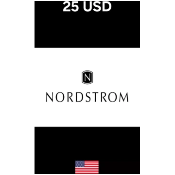 USA Nordstrom 25 USD Gift Card MISSING