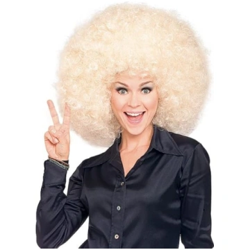 Rubie"s oficiālā gaišmataina, liela izmēra afro pa
