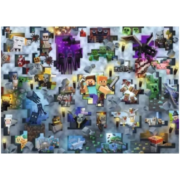 Puzles - Ravensburger - Puzzle 1000 Minecraft Mobs